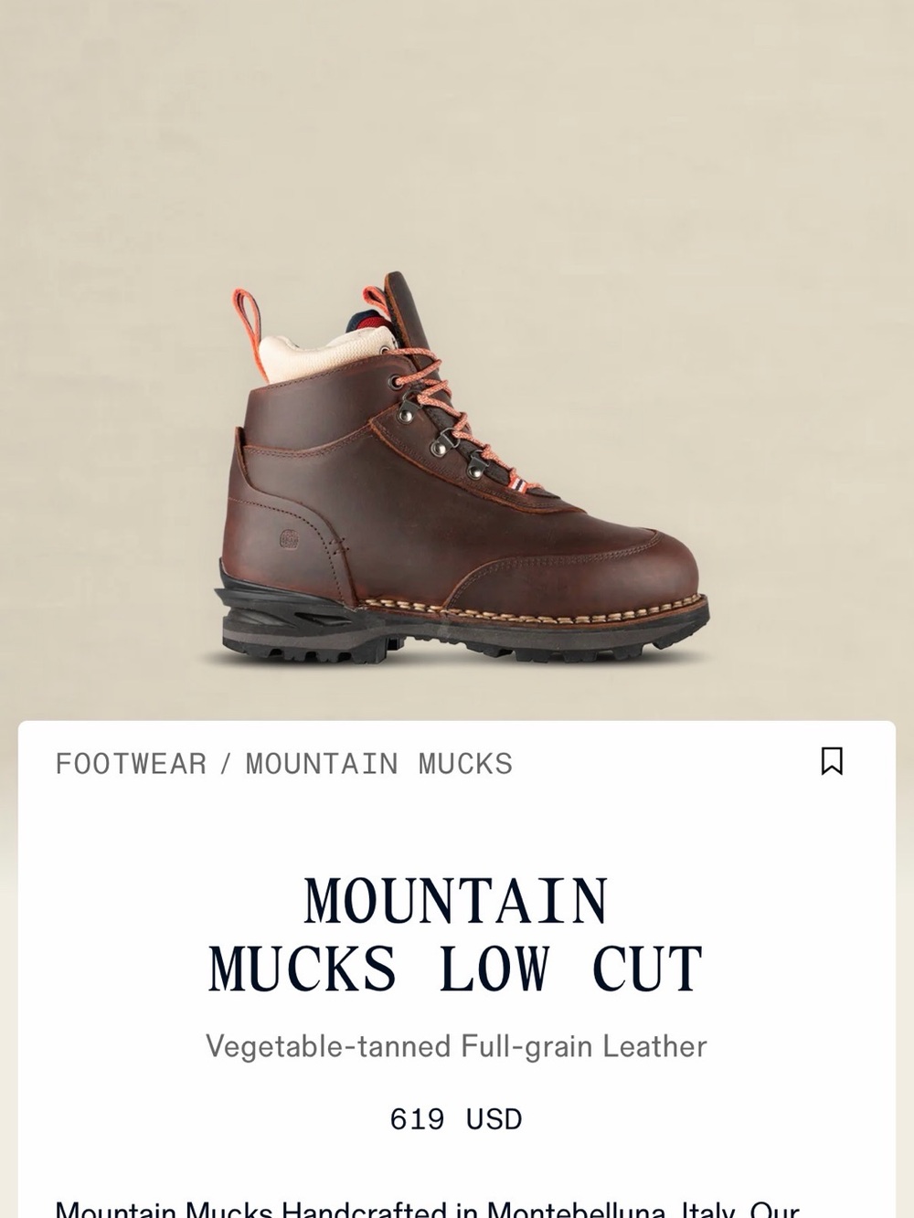 Amundsen Leather Mountain Mucks